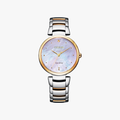 [ประกันร้าน] CITIZEN นาฬิกาข้อมือผู้หญิง รุ่น EM0854-89Y Eco-Drive Mother of Pearl Dial Silver - 1