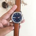 Grant Chronograph Navy Blue Dial - Brown - 3