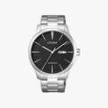 [ประกันร้าน] CITIZEN นาฬิกาข้อมือผู้ชาย รุ่น NH8350-83E Men's Stainless Steel Black Dial Day Date Automatic Watch - Silv - 4