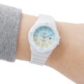 [ประกันร้าน] Casio นาฬิกาข้อมือผู้หญิง รุ่น LRW-200H-2E2 Standard Blue Cream Dial White - 3