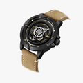 Lee นาฬิกาข้อมือ Metropolitan LES-M55DBL5-1G แบรนด์แท้ USA สายหนังสีน้ำตาล กันน้ำ ระบบอนาล็อก - 2