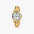 [ประกันร้าน] CASIO นาฬิกาข้อมือ รุ่น  LTP-V004G-7B2UDF-S Standard Silver Dial Gold - 1