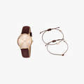Brown Leather with bracelets ESPRIT ES1L174L0045 Watch - 2