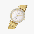 [ประกันร้าน] CITIZEN นาฬิกาข้อมือผู้หญิง รุ่น ER0212-50Y AQ Mother of Pearl Dial Gold - 2