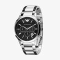 Classic Chronograph Black Dial Steel - Silver - 2