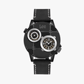 Lee นาฬิกาข้อมือ Metropolitan LEF-M59DBL1-19 แบรนด์แท้จาก USA สายหนังสีดำ กันน้ำ ระบบอนาล็อก - 1