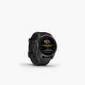 fenix 7s Sapphire Solar,Carbon Gray DLC with Black Silicone Band - 8