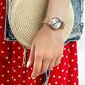 [ประกันร้าน] CITIZEN นาฬิกาข้อมือผู้หญิง รุ่น ED8183-54A AQ Multi Function Quartz Silver Dial Rose Gold - 3