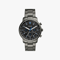 Fossil Goodwin Chronograph Smoke Stainless Steel Watch - Black - 1