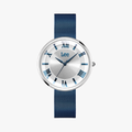 Lee นาฬิกาข้อมือ Metropolitan LEF-F98DSDL-8L แบรนด์แท้ USA สายสแตนเลสสีน้ำเงิน กันน้ำ ระบบอนาล็อก - 1