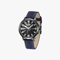 Lee นาฬิกาข้อมือ Metropolitan LEF-F163ABV2-1S แบรนด์แท้ USA สายหนังหุ้มยีนส์สีน้ำเงิน กันน้ำ ระบบอนาล็อก - 3
