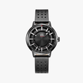 Lee นาฬิกาข้อมือ Metropolitan LEF-F164ABL1-1S แบรนด์แท้ USA สายหนังสีดำ กันน้ำ ระบบอนาล็อก - 1