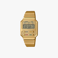 [ประกันร้าน] Casio นาฬิกาข้อมือ รุ่น A100WEG-9ADF-S General Watch Gold - 1