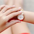 [ประกันร้าน] CITIZEN นาฬิกาข้อมือผู้หญิง รุ่น EU6073-53A  AQ Mid White Dial Rose Gold - 4