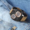 Lee นาฬิกาข้อมือ Metropolitan LEF-M59DBL5-15 แบรนด์แท้จาก USA สายหนังสีน้ำตาล กันน้ำ ระบบอนาล็อก - 8