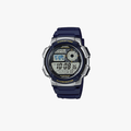 [ประกันร้าน] Casio นาฬิกาข้อมือผู้ชาย รุ่น AE-1000W-2AVDF-S Standard World Time Map Blue - 1