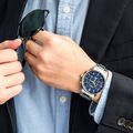 [ประกันร้าน] CITIZEN นาฬิกาข้อมือผู้ชาย รุ่น AN8190-51L AQ Elegant Quartz Blue Dial Silver - 4