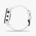 Approach S62 Black Ceramic white Silicone Band - 4