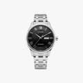 [ประกันร้าน] CITIZEN นาฬิกาข้อมือผู้ชาย รุ่น NH8360-80E Mechanical Automatic Black Dial Silver - 1
