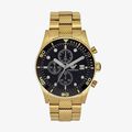 Gents Chronograph Black Dial - Gold - 1