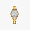 [ประกันร้าน] CITIZEN นาฬิกาข้อมือผู้หญิง รุ่น ER0219-51D Analog Floral Mother Of Pearl Lady Watch - Gold - 1