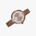 [ประกันร้าน] CASIO นาฬิกาข้อมือผู้หญิง รุ่น LTP-E154MR-9ADF-S Standard Coffee Gold - 3