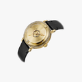 ODM นาฬิกาข้อมือ แบบมีเข็ม รุ่น Beyound DD168-03 หน้าปัดสีทอง สายสีดำ - 2