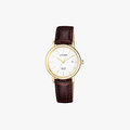 [ประกันร้าน] CITIZEN นาฬิกาข้อมือผู้หญิง รุ่น EU6092-08A  AQ Mid White Dial Brown - 1