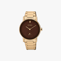 [ประกันร้าน] CITIZEN นาฬิกาข้อมือผู้หญิง รุ่น EQ9063-55X AQ Mid Brown Dial Rose Gold - 1
