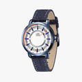 Lee นาฬิกาข้อมือ Metropolitan LEF-F164ALV2-7L แบรนด์แท้ USA สายหนังหุ้มยีนส์สีน้ำเงิน กันน้ำ ระบบอนาล็อก - 3