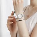 [ประกันร้าน] CITIZEN นาฬิกาข้อมือผู้หญิง รุ่น ER0211-52A AQ Diamond Accents White Dial Silver - 5