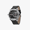 Police Black Leather strap watch - 2