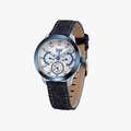 Lee นาฬิกาข้อมือ Metropolitan LEF-F160ASV2-8L แบรนด์แท้ USA สายหนังหุ้มยีนส์สีน้ำเงิน กันน้ำ ระบบอนาล็อก - 2