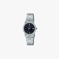 [ประกันร้าน] CASIO นาฬิกาข้อมือ รุ่น  LTP-V002D-1B3UDF-S Standard Black Dial Silver - 1