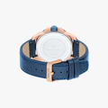 Police Leather Strap Blue watch  - 3