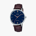 [ประกันร้าน] CASIO นาฬิกาข้อมือผู้หญิง รุ่น LTP-VT01L-2BUDF-S Standard Blue Dial Brown - 1