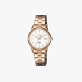 [ประกันร้าน] CITIZEN นาฬิกาข้อมือผู้หญิง รุ่น EU6073-53A  AQ Mid White Dial Rose Gold - 1