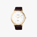 [ประกันร้าน] CITIZEN นาฬิกาข้อมือผู้ชาย รุ่น BI5072-01A  AQ Mid White Dial Brown - 1