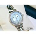 [ประกันร้าน] CITIZEN นาฬิกาข้อมือผู้หญิง รุ่น EL3040-55L AQ Mid Blue Dial Silver - 5