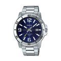 [ประกันร้าน] CASIO นาฬิกาข้อมือผู้ชาย รุ่น MTP-VD01D-2BVUDF-S Standard Blue Dial Silver - 1