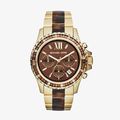 Everest Chronograph Brown Dial - Brown, Gold - 1