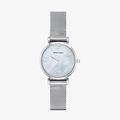 Retro White Mother of Pearl Dial - Silver - 1