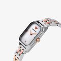 Giola Quartz Crystal White Mother of Pearl Dial - Multi-color - 4