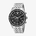 Sportivo Chronograph Black Dial - Silver -  AR5988 - 1