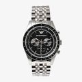 Sportivo Chronograph Black Dial - Silver -  AR5988 - 2