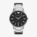 Sportivo Black Dial Stainless Steel - Silver - 1
