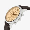 Classic Chronograph Beige Dial - Brown - 7