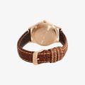 White Dial Cognac Leather - Brown - 8