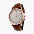 White Dial Cognac Leather - Brown - 9