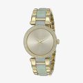 Delray Pave Champagne Dial - Gold, Green - 1